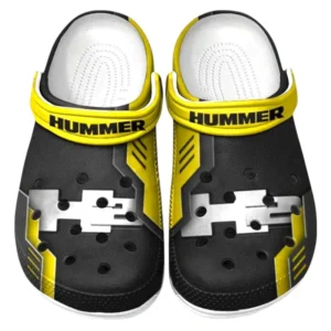 Hummer H2 Crocs Clogs Männer Frauen, Geschenk für Hummer H2 Fan CAR185031525262 - Gelb