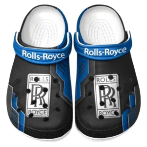 Rolls Royce Crocs Clogs Männer Frauen, Geschenk für Rolls Royce Fan CAR185031525263 - Blau