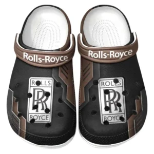 Rolls Royce Crocs Clogs Männer Frauen, Geschenk für Rolls Royce Fan CAR185031525263 - Braun