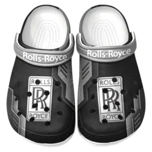 Rolls Royce Crocs Clogs Männer Frauen, Geschenk für Rolls Royce Fan CAR185031525263 - Grau