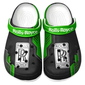 Rolls Royce Crocs Clogs Männer Frauen, Geschenk für Rolls Royce Fan CAR185031525263 - Grün