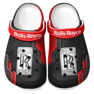 Rolls Royce Crocs Clogs Männer Frauen, Geschenk für Rolls Royce Fan CAR185031525263 - Rot