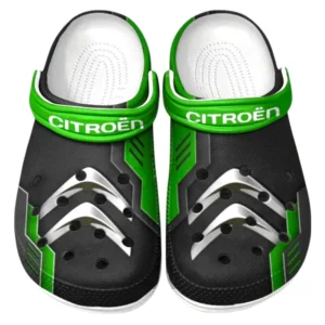 Citroen Crocs Clogs Männer Frauen, Geschenk für Citroen Fan CAR185031525266 - Grün