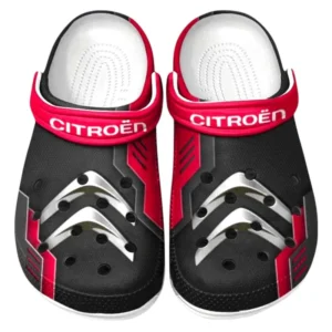 Citroen Crocs Clogs Männer Frauen, Geschenk für Citroen Fan CAR185031525266 - Rot