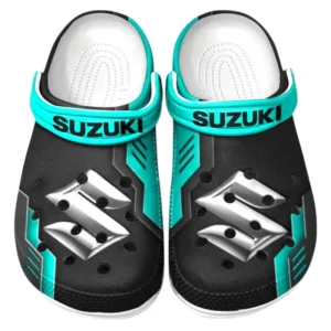 Suzuki Crocs Clogs Männer Frauen, Geschenk für Suzuki Fan CAR185031525267 - Cyan