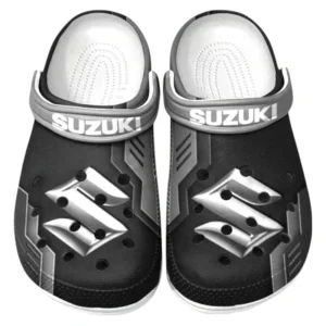 Suzuki Crocs Clogs Männer Frauen, Geschenk für Suzuki Fan CAR185031525267 - Grau