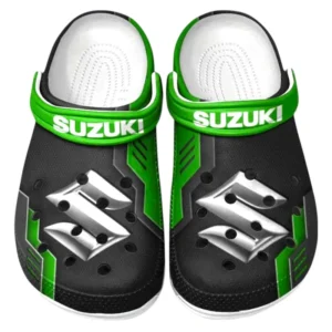 Suzuki Crocs Clogs Männer Frauen, Geschenk für Suzuki Fan CAR185031525267 - Grün