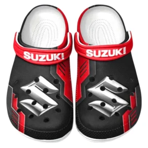 Suzuki Crocs Clogs Männer Frauen, Geschenk für Suzuki Fan CAR185031525267 - Rot