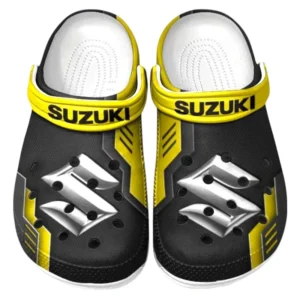 Suzuki Crocs Clogs Männer Frauen, Geschenk für Suzuki Fan CAR185031525267 - Gelb