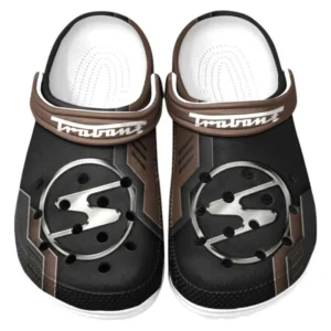 Trabant Crocs Clogs Männer Frauen, Geschenk für Trabant Fan CAR185031525268 - Braun