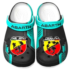 Abarth Crocs Clogs Männer Frauen, Geschenk für Abarth Fan CAR185031525269 - Cyan
