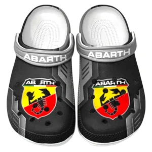 Abarth Crocs Clogs Männer Frauen, Geschenk für Abarth Fan CAR185031525269 - Grau