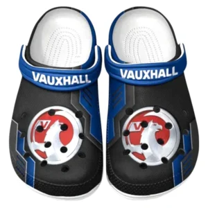Vauxhall Crocs Clogs Männer Frauen, Geschenk für Vauxhall Fan CAR185031525270 - Blau