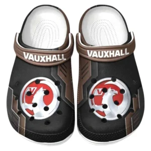 Vauxhall Crocs Clogs Männer Frauen, Geschenk für Vauxhall Fan CAR185031525270 - Braun