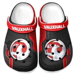 Vauxhall Crocs Clogs Männer Frauen, Geschenk für Vauxhall Fan CAR185031525270 - Rot
