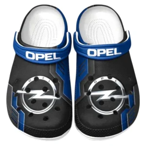 Opel Crocs Clogs Männer Frauen, Geschenk für Opel Fan CAR185031525272 - Blau