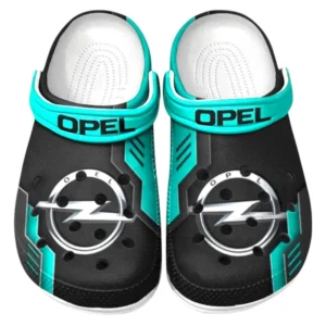 Opel Crocs Clogs Männer Frauen, Geschenk für Opel Fan CAR185031525272 - Cyan