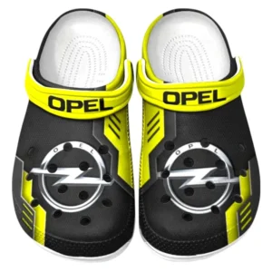 Opel Crocs Clogs Männer Frauen, Geschenk für Opel Fan CAR185031525272 - Gelb