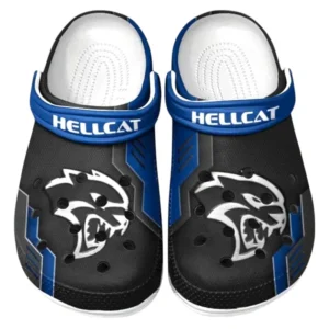 Hellcat Crocs Clogs Männer Frauen, Geschenk für Hellcat Fan CAR185031525273 - Blau