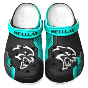 Hellcat Crocs Clogs Männer Frauen, Geschenk für Hellcat Fan CAR185031525273 - Cyan