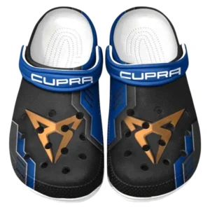 Cupra Crocs Clogs Männer Frauen, Geschenk für Cupra Fan CAR185031525274 - Blau