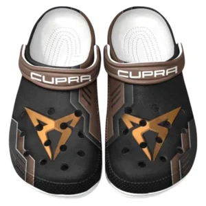 Cupra Crocs Clogs Männer Frauen, Geschenk für Cupra Fan CAR185031525274 - Braun