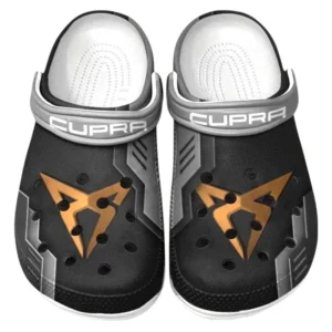 Cupra Crocs Clogs Männer Frauen, Geschenk für Cupra Fan CAR185031525274 - Grau