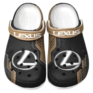 Lexus Crocs Clogs Männer Frauen, Geschenk für Lexus Fan CAR185031525275 - Braun