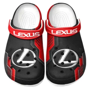 Lexus Crocs Clogs Männer Frauen, Geschenk für Lexus Fan CAR185031525275 - Rot
