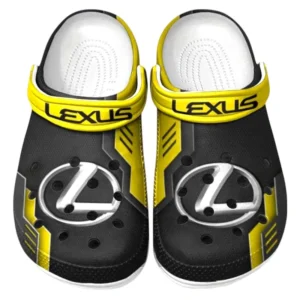 Lexus Crocs Clogs Männer Frauen, Geschenk für Lexus Fan CAR185031525275 - Gelb