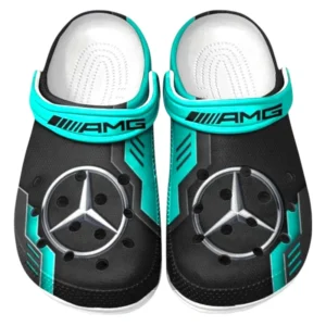 AMG Crocs Clogs Männer Frauen, Geschenk für AMG Fan CAR185031525276 - Cyan