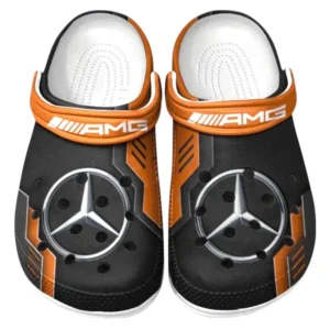 AMG Crocs Clogs Männer Frauen, Geschenk für AMG Fan CAR185031525276 - Orange