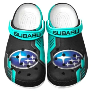 Subaru Crocs Clogs Männer Frauen, Geschenk für Subaru Fan CAR185031525277 - Cyan