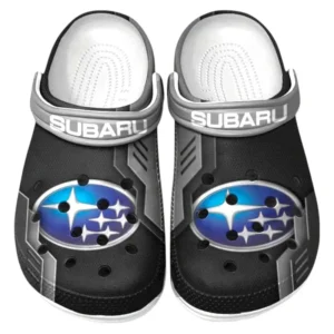 Subaru Crocs Clogs Männer Frauen, Geschenk für Subaru Fan CAR185031525277 - Grau