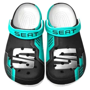 Seat Crocs Clogs Männer Frauen, Geschenk für Seat Fan CAR185031525278 - Cyan