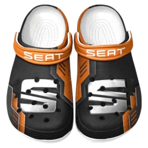 Seat Crocs Clogs Männer Frauen, Geschenk für Seat Fan CAR185031525278 - Orange