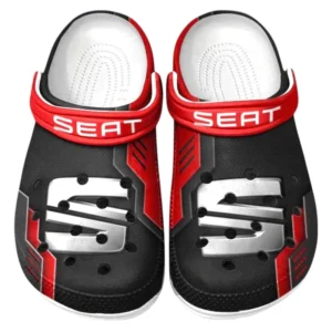 Seat Crocs Clogs Männer Frauen, Geschenk für Seat Fan CAR185031525278 - Rot