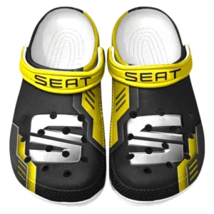 Seat Crocs Clogs Männer Frauen, Geschenk für Seat Fan CAR185031525278 - Gelb