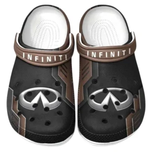 Infiniti Crocs Clogs Männer Frauen, Geschenk für Infiniti Fan CAR185031525279 - Braun