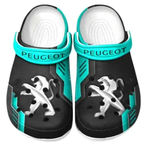 Peugeot Crocs Clogs Männer Frauen, Geschenk für Peugeot Fan CAR185031525280 - Cyan