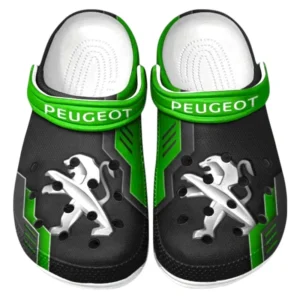 Peugeot Crocs Clogs Männer Frauen, Geschenk für Peugeot Fan CAR185031525280 - Grün