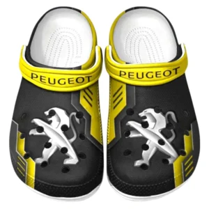 Peugeot Crocs Clogs Männer Frauen, Geschenk für Peugeot Fan CAR185031525280 - Gelb