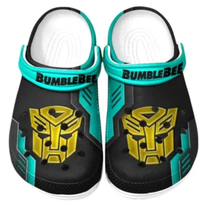 Bumblebee Crocs Clogs Männer Frauen, Geschenk für Bumblebee Fan CAR185031525283 - Cyan