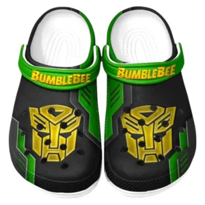 Bumblebee Crocs Clogs Männer Frauen, Geschenk für Bumblebee Fan CAR185031525283 - Grün