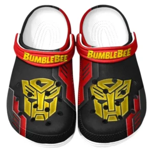 Bumblebee Crocs Clogs Männer Frauen, Geschenk für Bumblebee Fan CAR185031525283 - Rot