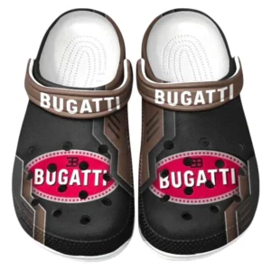 Bugatti Crocs Clogs Männer Frauen, Geschenk für Bugatti Fan CAR185031525284 - Braun