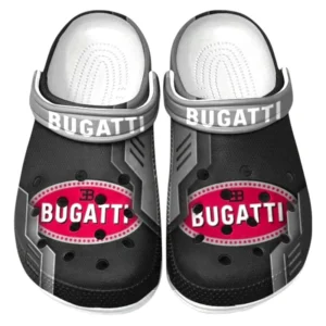 Bugatti Crocs Clogs Männer Frauen, Geschenk für Bugatti Fan CAR185031525284 - Grau