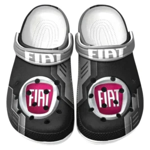 Fiat Crocs Clogs Männer Frauen, Geschenk für Fiat Fan CAR185031525285 - Grau