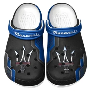 Maserati Crocs Clogs Männer Frauen, Geschenk für Maserati Fan CAR185031525286 - Blau