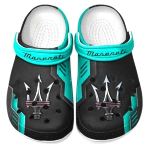 Maserati Crocs Clogs Männer Frauen, Geschenk für Maserati Fan CAR185031525286 - Cyan